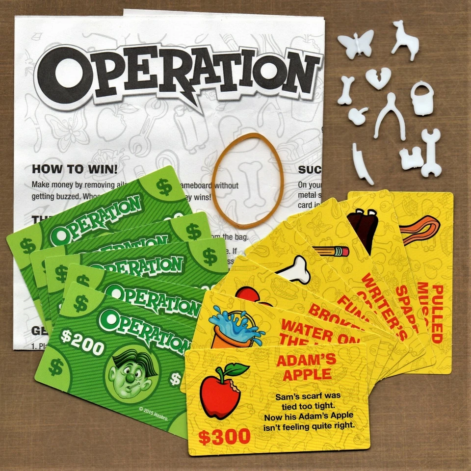 Operation Game Replacement Parts & Pieces 2015 Hasbro - Image 1 of 1
