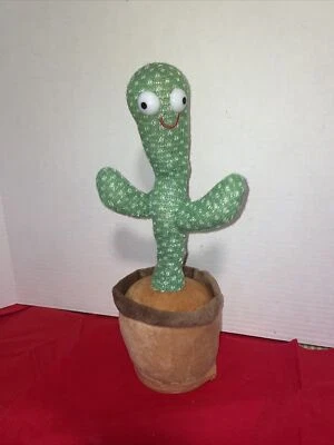 Lovely Talking Toy Dancing Cactus Doll Speak Talk Sound Record Repeat Toy Kawaii - Изображение 1 из 4