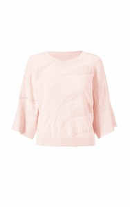 cabi cropped cable pullover