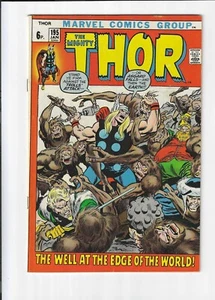 Thor #195 Trolls vs. Thor! Marvel 1972 PRICE VARIANT in **HIGH GRADE VF+ 8.5!!** - Picture 1 of 2