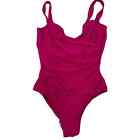 MIRACLESUIT One Piece Swimsuit Hot Pink Size 18