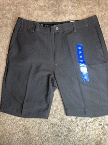 NEW Men's Pebble Beach Dry-Luxe Black Performance Golf Shorts Size 36 - Picture 1 of 6