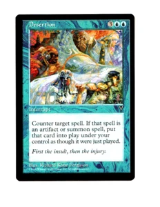 MTG Desertions NM- Visions Magic the Gathering ~ Free Shipping ~ - Picture 1 of 2