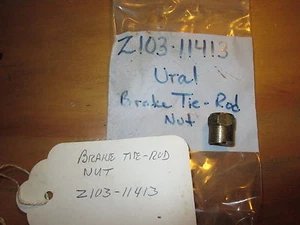 NOS Ural Dnepr OEM Brake Tie Rod Nut Z103-11413 103-11413 - Imagen 1 de 3