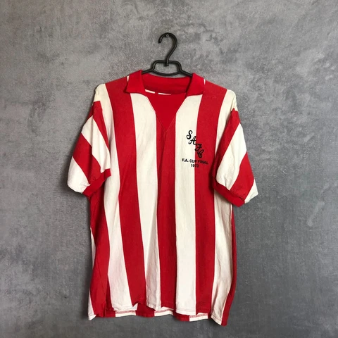 Sunderland Jersey Retro Replicas football shirt 1973 - 1974 Score Draw Mens XL Cover