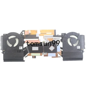 Laptop CPU GPU Heatsink Fan 0D1X38 0TG9V0 DC12V 4Pin for Dell Alienware M15 R3 - Afbeelding 1 van 2