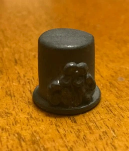 Vintage Pineapple Flowers Pewter Thimble Free S&H - Picture 1 of 1