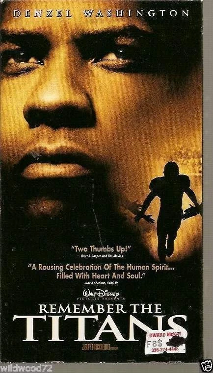 Walt Disney's Remember the Titans (2001, VHS) - Image 1 of 1