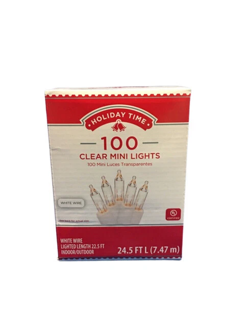 Holiday Time L1100084CU09 String Light - White (100 Count)