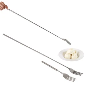 Gabel Ausziehbar Teleskopgabel Gabel Partygabel Besteck Tafelgabel 22.1~64.6cm' - Bild 1 von 11