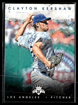 2016 Panini Diamond Kings Clayton Kershaw 62 Los Angeles Dodgers - Image 1 of 2