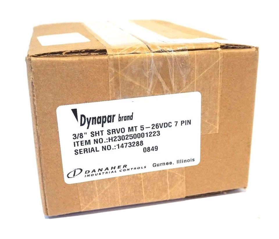 NEW DYNAPAR H230250001223 SERVO MOTOR ENCODER 3/8" SHAFT - Image 1 of 1