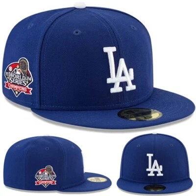 Gorra ajustada New Era L.A Dodgers 5950 MLB 2024 Serie Mundial Campeones Parche Gorra Foto 1 de 4