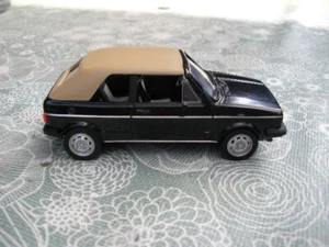 Detail Cars 1:43 VW Golf 1 Cabrio geschlossen schwarz Art. 276 PB118 - Picture 1 of 5