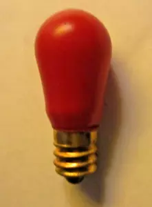 Vintage General Electric RED FG-616 Bulb NOS - Picture 1 of 4