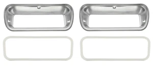 Park Lamp Light Bezel and Gasket Set For 1962-1966 Chevy and GMC Trucks - Picture 1 of 7