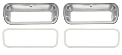 Park Lamp Light Bezel and Gasket Set For 1962-1966 Chevy and GMC Trucks - Image 1 of 4