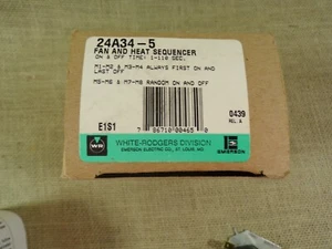 EMERSON ELEC. FAN & HEAT SEQUENCER NEW # 24A34-5 - Picture 1 of 7