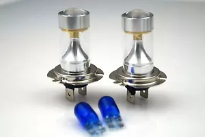 AUDI A8 4D2,4D8 2000-2002 2x H7 LED SUPER WHITE SMD 30W BULBS +501 - Picture 1 of 10