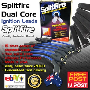 Splitfire 8mm Racing Spark Plug Ignition Leads & HEAT SLEEVES LS1 Gen III 5.7 V8 - Picture 1 of 5