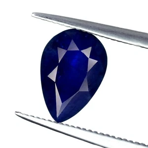 Remarkable Certified 1.51ct Natural Blue Sapphire Madagascar Pear 9x6.1mm - Picture 1 of 4