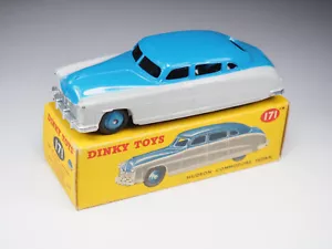 DINKY TOYS ENGLAND - 171 - Hudson Commodore - Bleu et gris - En boite - Imagen 1 de 12