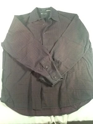 St231 Brandini Checkered Button-Down Dress Shirt Large L - Image 1 of 4