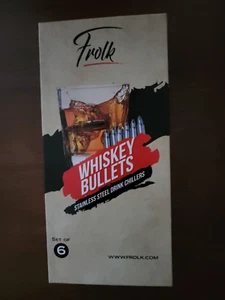 FROLK Whisky Kugeln (6) Set mit Griffzange, Gefrierbehälter - NEU - Bild 1 von 5