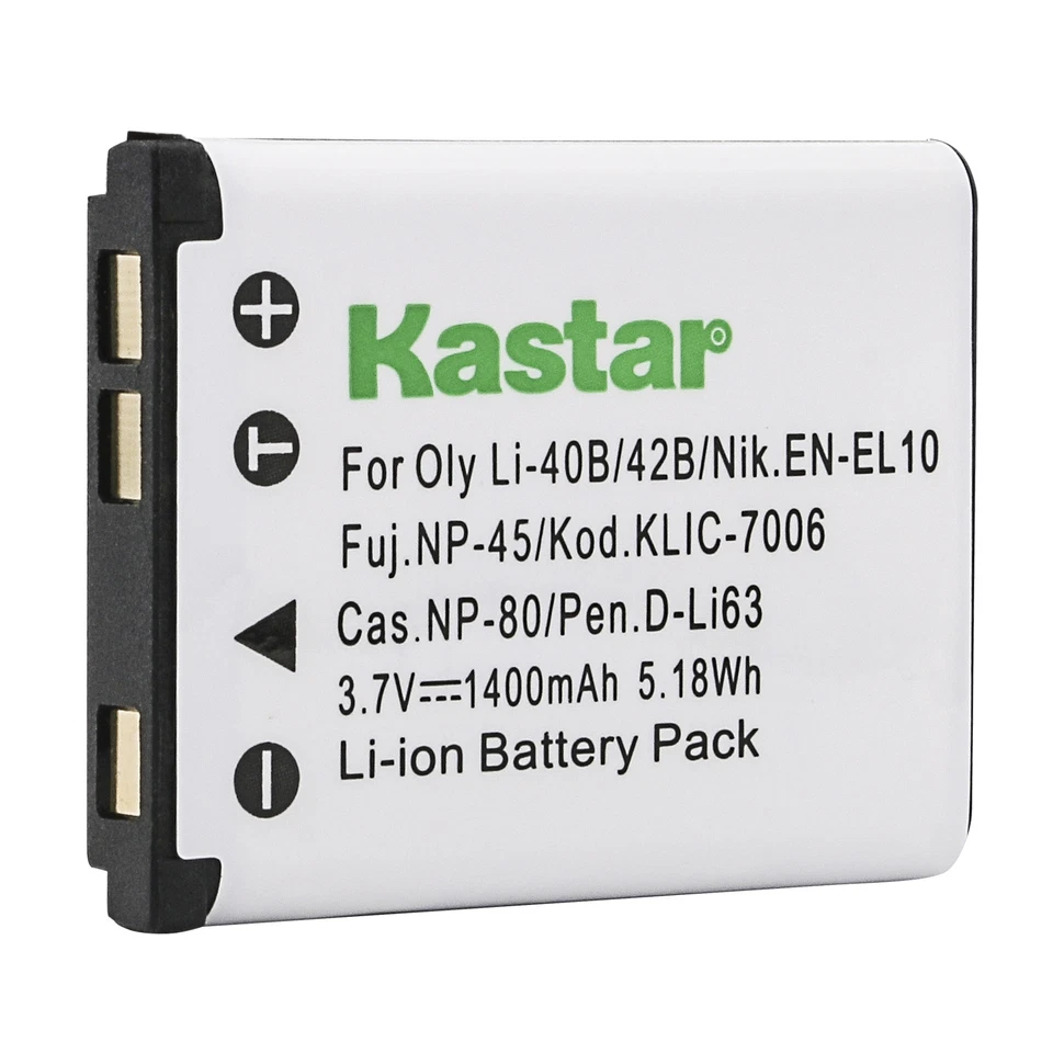 2x Li-42B Charger (B28 - Kastar)