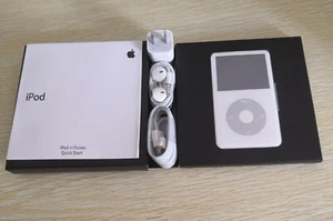 NEW" Apple iPod Classic Video 5th Gen 30GB/60GB/80GB/128GB Black/White -Sealed - Picture 1 of 14