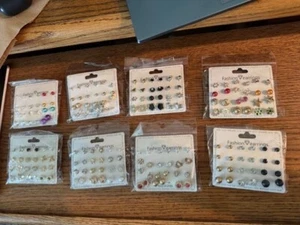 96 Paar neue Ohrstecker bunt super süß - Bild 1 von 6