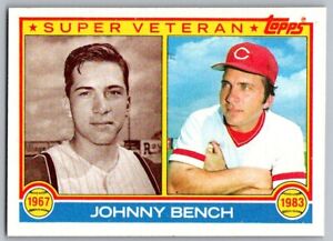 1983 Topps Johnny Bench #61 ST1
