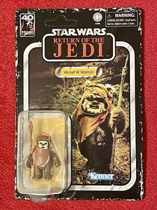 Hasbro Star Wars ROTJ Retro Collection Wicket Ewok 1:18 carded figure (2023)
