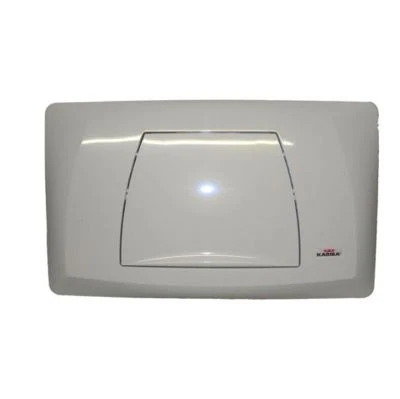 Placca per cassetta scarico wc incasso 9 lt. monotasto Kariba per modelli vecchi - Immagine 1 di 2