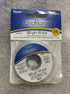 Darice Jewlery Designer 6 Rolls 8 lb Monofilament 100 yd - Picture 1 of 2