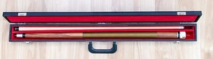 Adam Pool Stick Billiards Cue 2 Piece 19oz A/H1  w Yanez Case Excellent Vintage - Picture 1 of 16