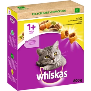 Whiskas Trocken Adult 1+ mit Huhn 5 x 800g (11,48€/kg) - Bild 1 von 5