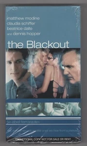 The Blackout (Factory Sealed Promo VHS Screener w/ Watermarks) Dennis Hopper - Picture 1 of 2