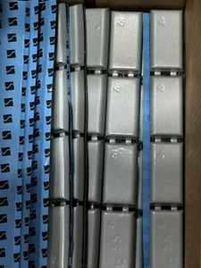 Hoffman H360055 Adhesive Wheel Weight, 55g., Zinc Made In Germany 25 Strips X5 - Picture 1 of 5