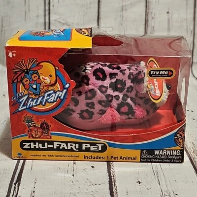 Rare Zhu-Zhu pets Zhu-Fari Pets Zuri The Leopard Hamster Retired New in box - Image 1 of 4