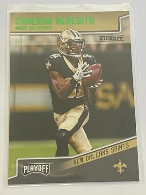 🏈 2018 Panini Playoff Football Green Base Card #137 Cameron MEREDITH 🏈 - Image 1 of 2