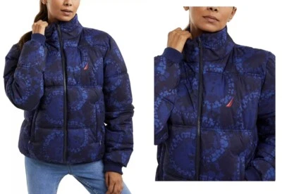 Nautica Women's Dulcie Padded Puffer Jacket Ladies Warm Winter Coat New S - XL - Image 1 of 4