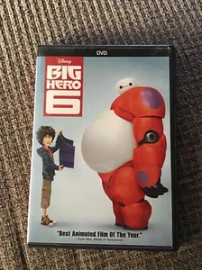 BIG HERO 6 2014 DISNEY DVD JAMES CROMWELL - Picture 1 of 3