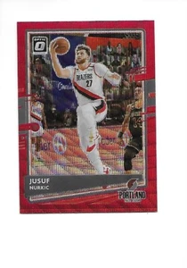 2020-21 DONRUSS OPTIC Red Pulsar #44 JUSUF NURKIC ( Blazers ) - Picture 1 of 2