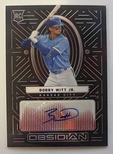 2022 Panini Chronicles Bobby Witt Jr Obsidian RC Auto /25!!