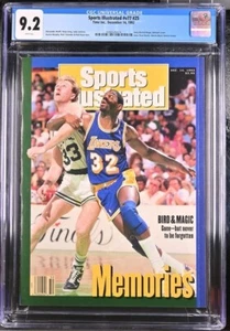Magic Johnson Larry Bird SPORTS ILLUSTRATED December 14, 1992 Newsstand CGC 9.2 - Picture 1 of 2