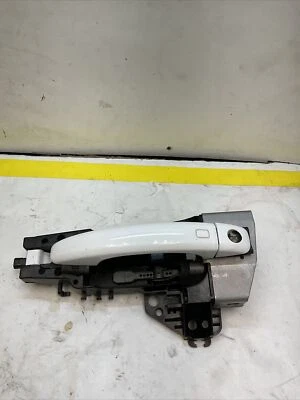 AUDI ALLROAD DELANTERO IZQUIERDO LADO DEL CONDUCTOR EXTERIOR BLANCO MANIJA PUERTA OEM 09-16 Foto 1 de 4