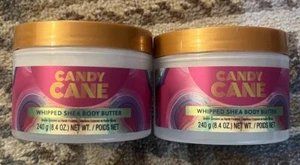 2 Tree Hut Candy Cane Whipped Shea Body Butter 8 oz Holiday Edition -16oz Total - Picture 1 of 3