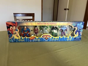 2000 Superman BATTLE FOR METROPOLIS Superman Lois Lane Lex Luthor Brainiac - Picture 1 of 6