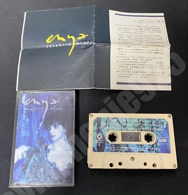 1991 Enya Shepherd Moons Taiwan Ltd 12 Tracks Cassette Tape W/Promo Insert - Image 1 of 4